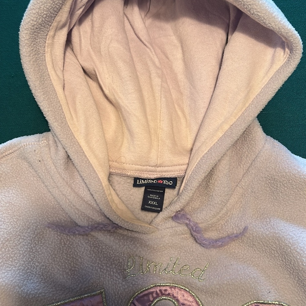 NWOT Limited Too Kids Light Purple Hoodie - Picture 3 of 3